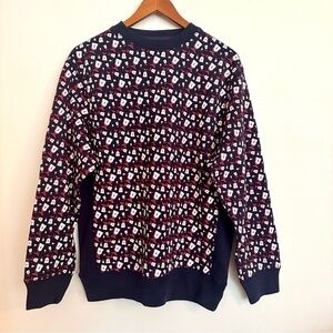 Undefeated Sweatshirt with Undefeated Logo’s Blue Red White Size Large